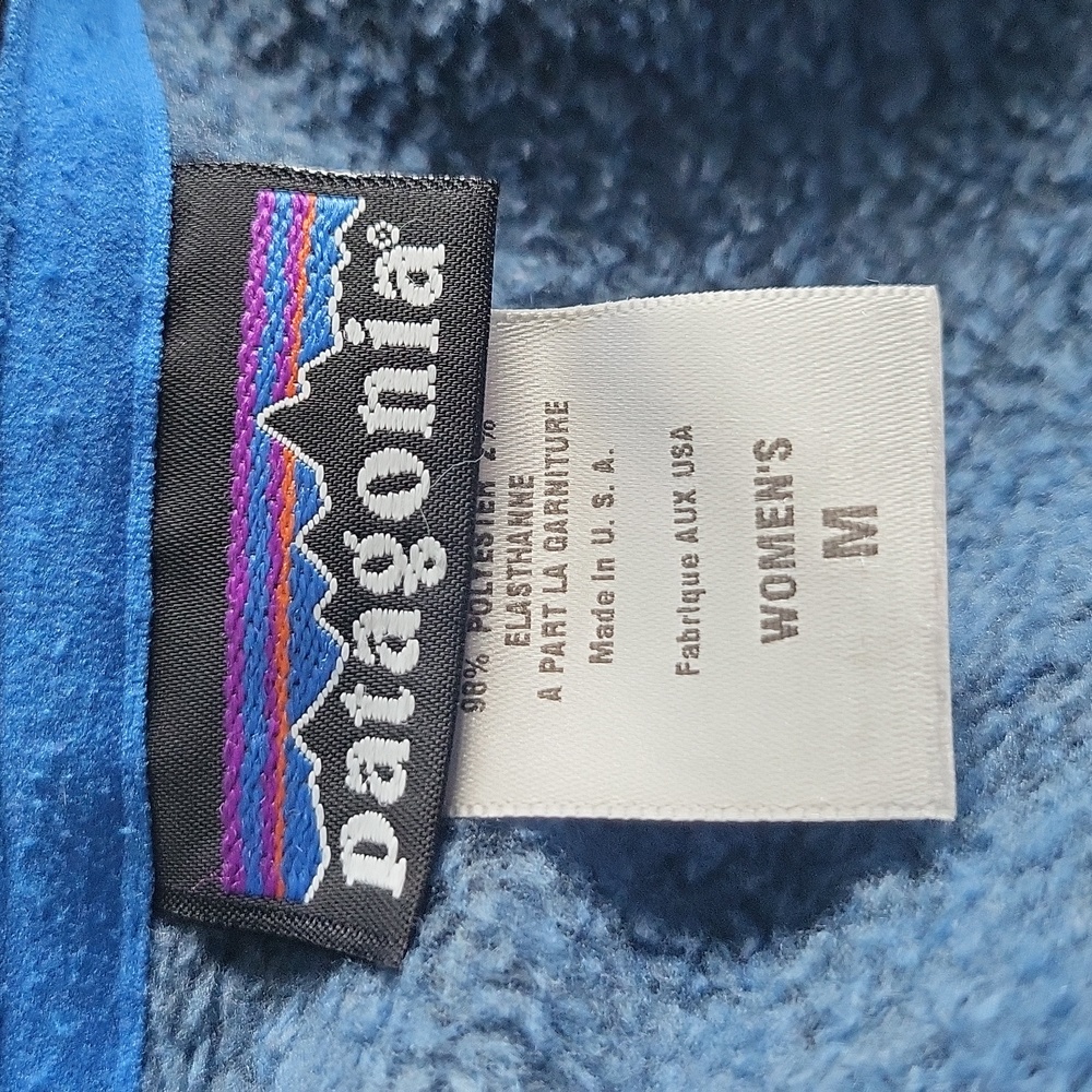 VTG 90s Patagonia Women's Regulator Fleece Vest Full Zip Size M - Picture 10 of 13